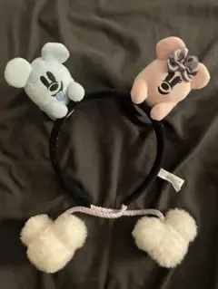 ディズニー ハロウィン　耳付きカチューシャ