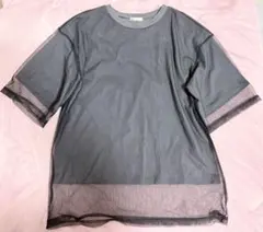 Classical Elf Java チュールレイヤードバックプリントTシャツ