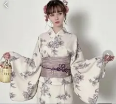 GRL 3点セット2Way花柄浴衣