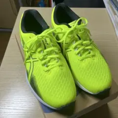ASICS LYTERACER 5 セーフティイエロー 25.0cm ワイド