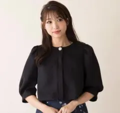 新品　ローズティアラ　46 ボレロ　ジャケット　黒