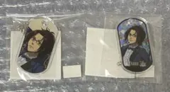 進撃の巨人 Eurekaくじ ハンジ ドッグタグキーホルダー2点