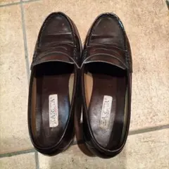 HARUTA ブラウン ローファー 24 EEE