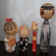 青木蓼華 創作こけし 31cm 郷土玩具 置物 青木蓼華 創作こけし 31cm 郷土玩具 置物