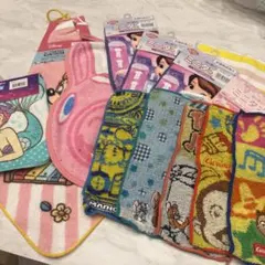 幼稚園 保育園 ポケットタオル ループ付きタオル まとめて