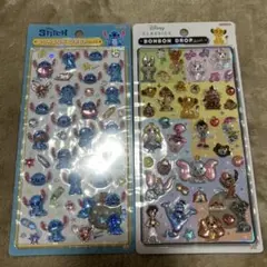 ボンボンドロップシール　スティッチ　クラシック　ディズニー　２個セット