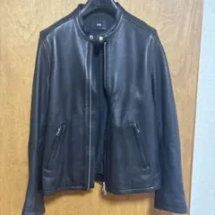 シングルライダースジャケット M ブラック