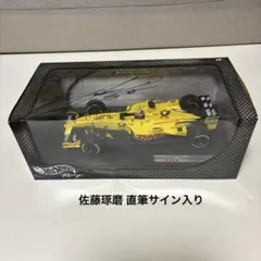 佐藤琢磨/直筆サイン入り/ホットウィール 1/18 ジョーダン ホンダ EJ12のサムネイル