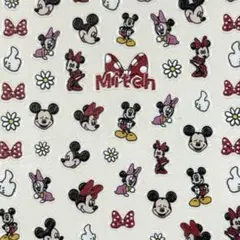ミッキー ミニー 3Dネイルシール ぷっくり 立体 5D 可愛い ディズニー