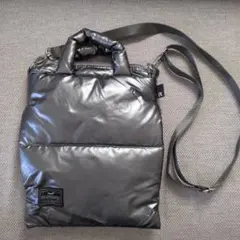 ROOTOTE FEATHER ROO 2WAY ショルダーバッグ　シルバー
