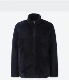 【メンズ】【XL】ユニクロ ファーリーフリースフルジップジャケット ネイビー