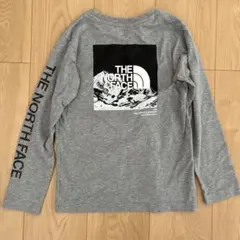 ノースフェイス　ロンT グレー　130cm