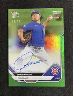 【99シリ】 Topps NOW 今永昇太 直筆サインカード シカゴ・カブス