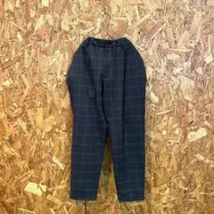 JOURNAL STANDARD カジュアルパンツ チェック柄 ブラック メンズ