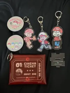 まとめ売り可★おそ松さんグッズセット★ポストカード&シール付のサムネイル