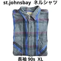 古着 st.johnsbay 90s 00s ネルシャツ 長袖 アメカジ
