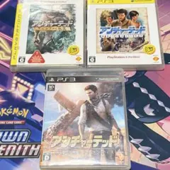 PS3 アンチャーテッド 3本セット まとめ売り