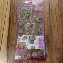 サンリオ　日焼けキティ　ドロップジュエリーシール