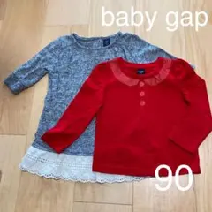 used♪ ベビーギャップ チュニック ロンT 90