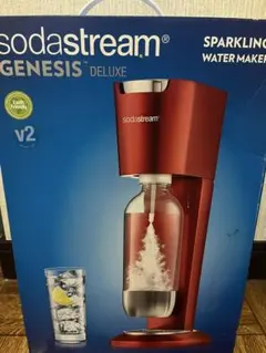 SodaStream GENESIS DELUXE 本体 レッド - メルカリ