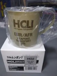 新品未使用■ヨルムンガンド■HCLI ロゴ ステンレスマグカップ■当時物レア■