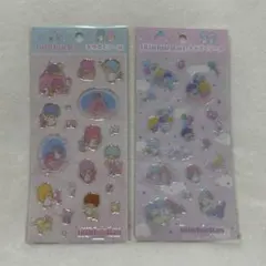 Little Twin Stars キラぷくシール 2枚セット