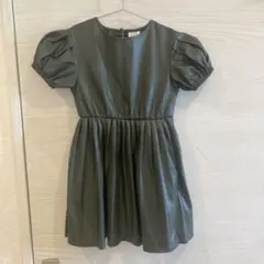 ZARAkidsレザーワンピース116cm