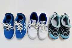 キッズスニーカー3足 19cm アディダス ナイキおまけ