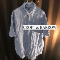 CROFT & BARROW 半袖シャツ ギンガムチェック XLのサムネイル