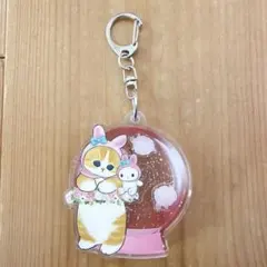 マイメロディ モフサンド　アクリルプレートキーホルダー フラワードーム　ガチャのサムネイル