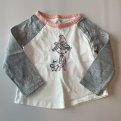 babygap魔女と猫の刺繍Tシャツ 12-18ヶ月
