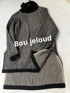Bou jeloud ブージュルード ニットワンピース ニットセーター