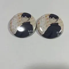 影山飛雄 缶バッジ 2個セット