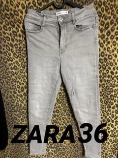 ZARA スキニーデニム グレー