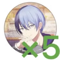 缶バッジ　プロセカ　プロジェクトセカイ　青柳冬弥　グリッター缶バッジ　15C