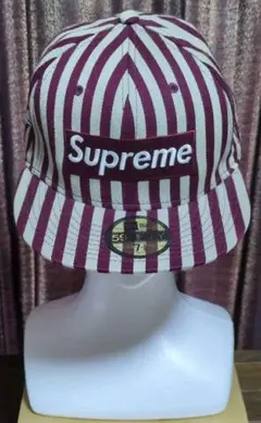 Supreme14SS COMME des GARCONS ニューエラ7 3/8 DS Rare Supreme x CDG x New Era Hat 7 3/8 Cap red | eBay