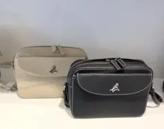 未使用に近い☆agnès b. ブラック　ショルダーバッグ