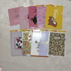 キャラクター クリアファイル まとめ売り 9枚セット