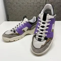 AMI レトロデザイン スニーカー パープル