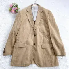 大きいサイズ★毛 絹 麻混 CHAPS テーラードジャケット （96A7）のサムネイル