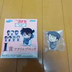 名探偵コナン　セガラッキーくじ　I賞　アクリルブロック　毛利小五郎