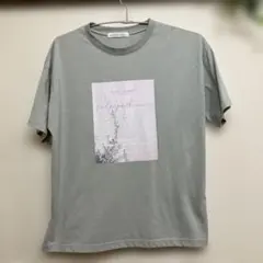 AS KNOW AS plus ロゴプリントTシャツ オリーブのサムネイル