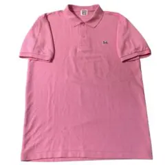 木梨サイクル ワンポイント ポロシャツ 半袖 ピンク Lのサムネイル
