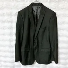 ザラマン 長袖 テーラードジャケット M グレー シンプル きれいめ 上品のサムネイル