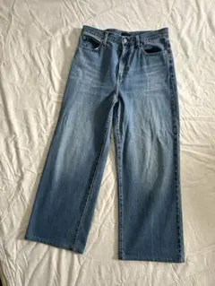 ユニクロUNIQLO ワイドストレートデニム 26（66センチ）