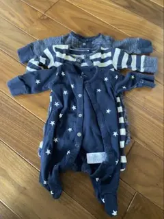 next baby ロンパース3枚セット 新生児
