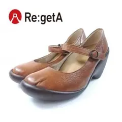 RegettaCanoe パンプス メリージェーン M コンフォート キャメルのサムネイル