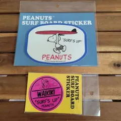 ✨新品✨ スヌーピー サーフショップ限定 人気 サーフボードステッカー2枚セット