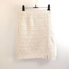 GU ブークレニット ミニスカート サイドスリット