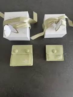 ヴァンクリのソフトケース２つセット　空箱　ジュエリーケース　ペルレ　バラ売り不可